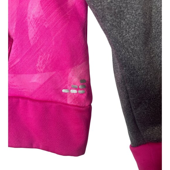 BCG Women's Pink & Gray Hooded Pullover Sweatshirt XL - Picture 4 of 15